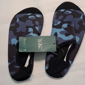 Kids Blue Camo Shoes